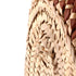 Basket Tote Woven Raffia with Leather