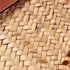 Basket Tote Woven Raffia with Leather