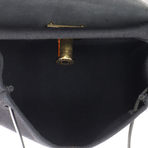 Herbag Zip Toile and Leather 20
