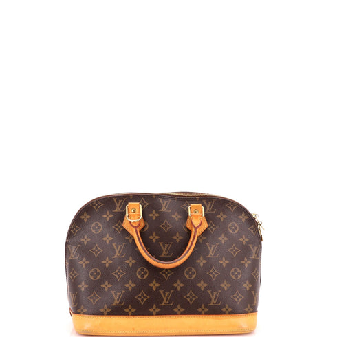 Vintage Alma Handbag Monogram Canvas PM