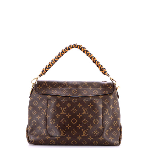 Braided Handle Beaubourg Handbag Monogram Canvas MM