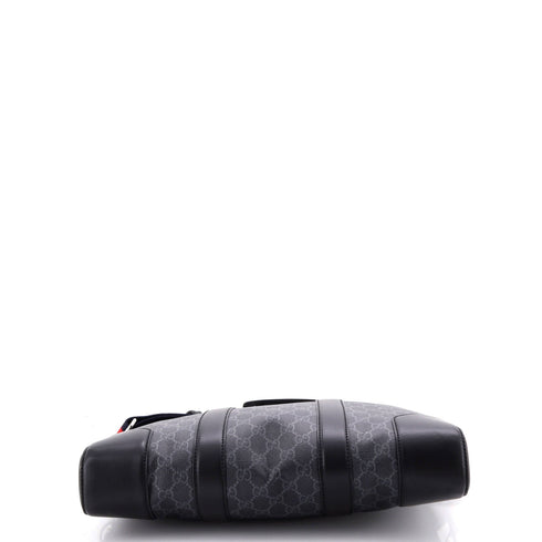Convertible Zip Around Briefcase GG Coated Canvas Medium