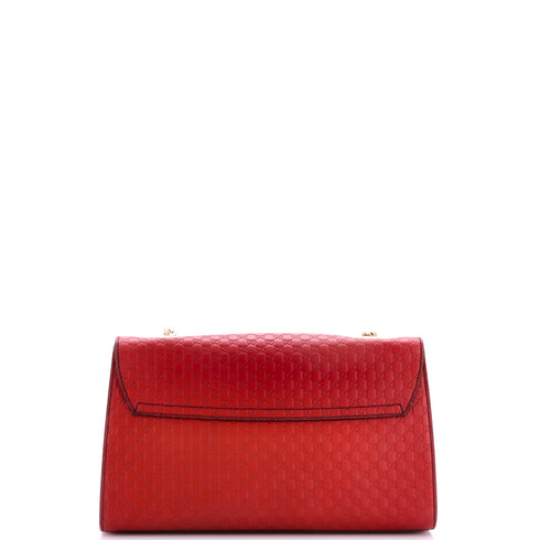 Emily Chain Flap Bag Microguccissima Leather Medium