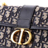 30 Montaigne Chain Flap Bag Oblique Canvas East West