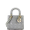 Lady Dior Bag Cannage Quilt Patent Small