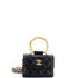 Pearl Crown Clutch with Chain Quilted Lambskin