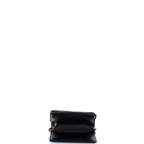 Pearl Crown Clutch with Chain Quilted Lambskin