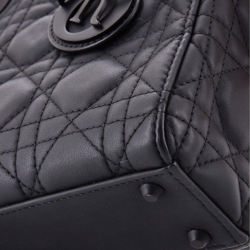 Ultra Matte Lady Dior Chain Bag Cannage Quilt Calfskin Mini
