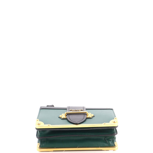 Cahier Crossbody Bag Leather and Saffiano Leather Small