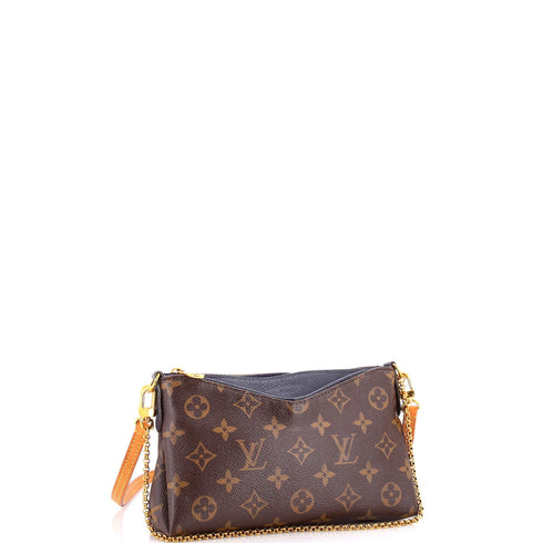 Pallas Clutch Monogram Canvas with Leather