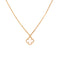 Sweet Alhambra Pendant Necklace 18K Yellow Gold and Mother of Pearl