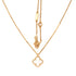 Sweet Alhambra Pendant Necklace 18K Yellow Gold and Mother of Pearl