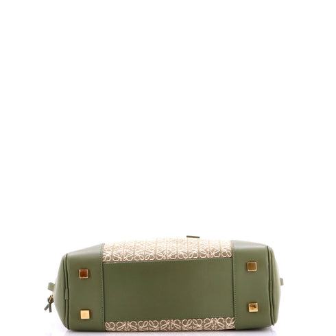 Amazona Bag Leather and Jacquard Canvas 28
