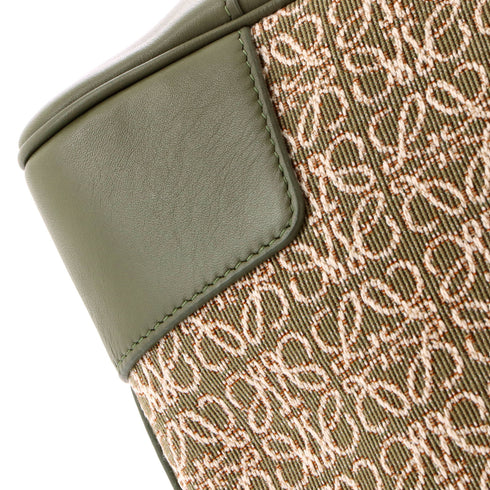Amazona Bag Leather and Jacquard Canvas 28