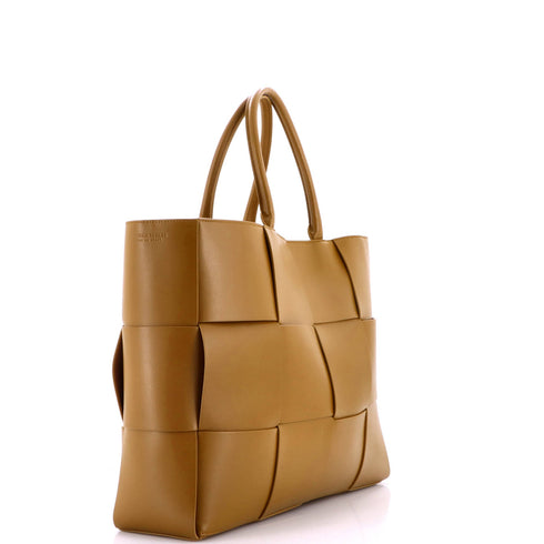 Arco Tote Maxi Intrecciato Leather Large