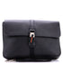 Web Buckle Wristlet Briefcase Leather