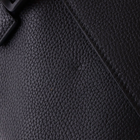 Web Buckle Wristlet Briefcase Leather