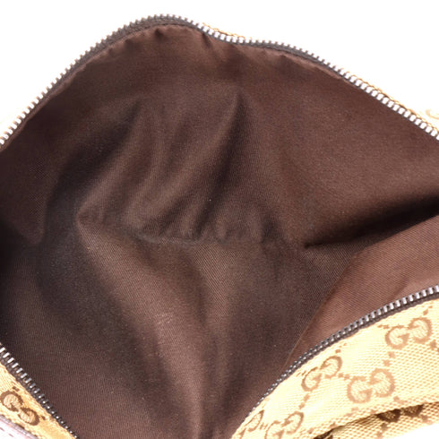 Vintage Double Belt Bag GG Canvas with Leather