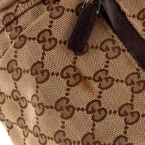 Vintage Double Belt Bag GG Canvas with Leather