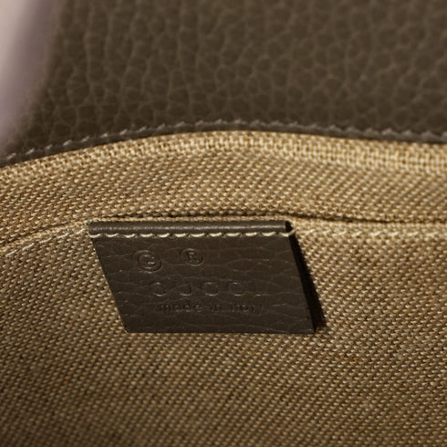 Interlocking Shoulder Bag Leather Small