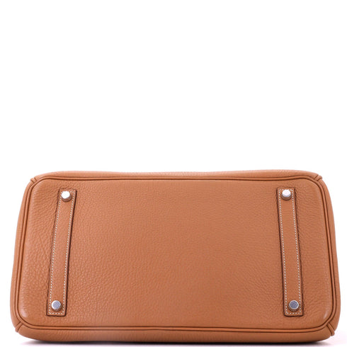 Birkin Handbag Gold Togo with Palladium Hardware 35