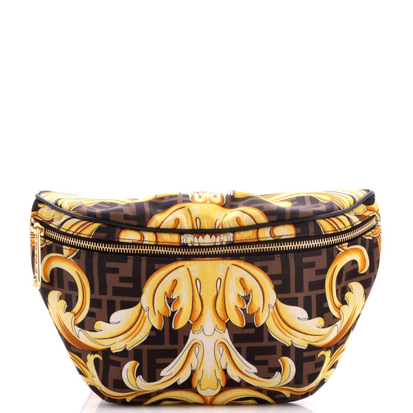 x Fendi Fendace Belt Bag Printed Zucca Nylon