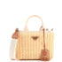 Basket Bag Wicker with Canapa Small