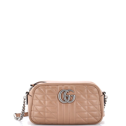 GG Marmont Shoulder Bag Mixed Matelasse Leather Small