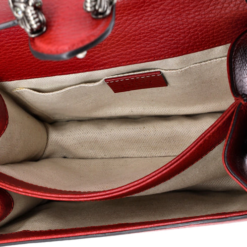 Dionysus Bamboo Top Handle Bag Leather Mini