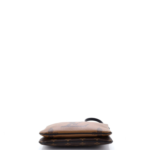 Double Zip Pochette Reverse Monogram Giant