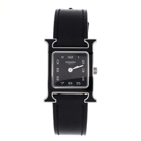 Heure H Quartz Watch Stainless Steel and Leather 21