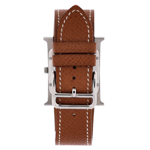 Heure H Quartz Watch Stainless Steel and Leather 28