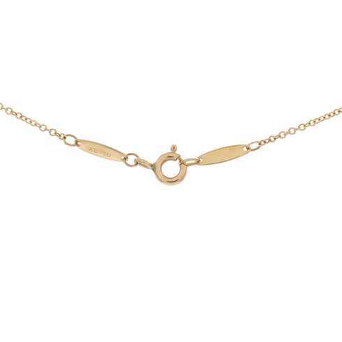 Elsa Peretti Diamonds By The Yard Pendant Necklace 18K Yellow Gold and Diamond 0.10-0.19CT