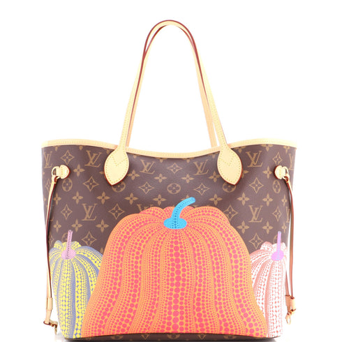 Neverfull NM Tote Yayoi Kusama Pumpkins Monogram Canvas MM