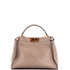 Peekaboo Bag Leather with Tortoise Detail Regular