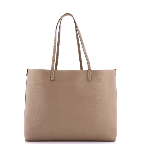 Selleria Roll Shopping Tote Leather Large
