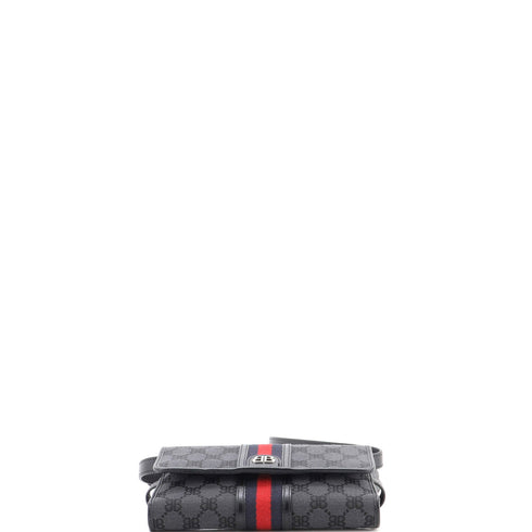 x Gucci The Hacker Wallet on Strap BB Canvas