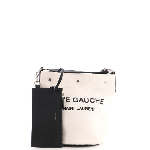 Rive Gauche Bucket Bag Canvas