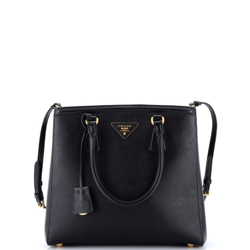 Convertible Parabole Tote Saffiano Leather Small
