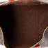 Keepall Bandouliere Bag Monogram Canvas with Coquelicot Leather Trim 50