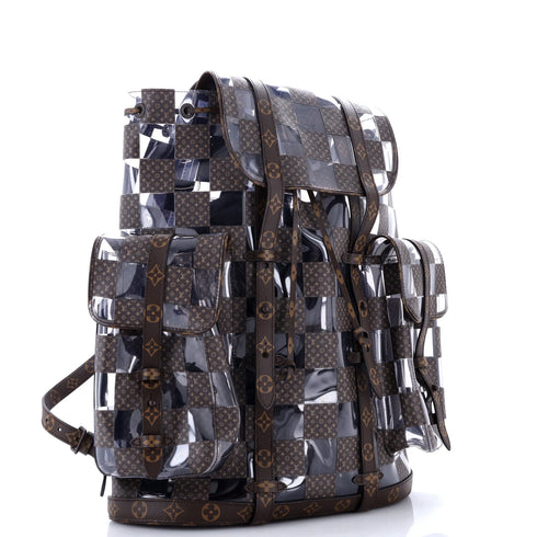 Christopher Backpack Limited Edition Monogram Chess Canvas and PVC GM