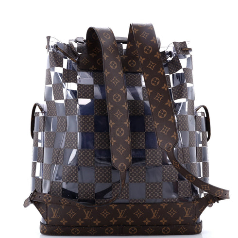 Christopher Backpack Limited Edition Monogram Chess Canvas and PVC GM