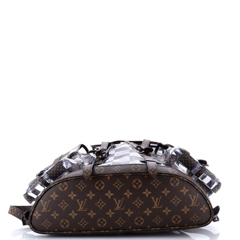 Christopher Backpack Limited Edition Monogram Chess Canvas and PVC GM