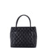 Medallion Tote Quilted Caviar