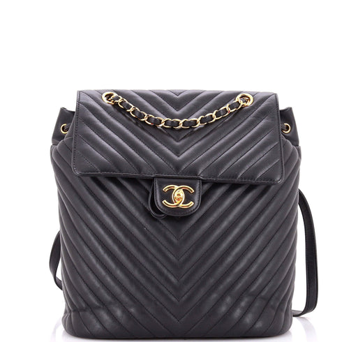 Urban Spirit Backpack Chevron Leather Large