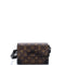 Steamer Wearable Wallet Macassar Monogram Canvas with Leather
