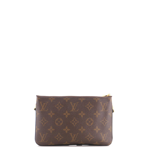 Double Zip Pochette Reverse Monogram Giant