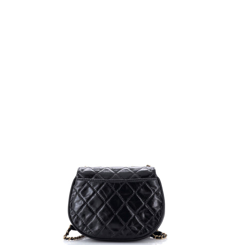 Dubai Messenger Bag Quilted Aged Calfskin Small