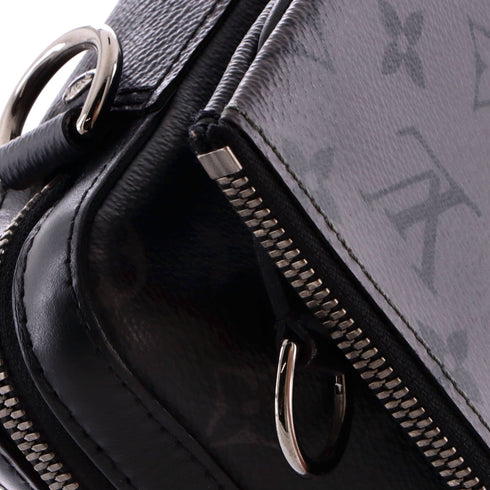 Trio Messenger Bag Reverse Monogram Eclipse Canvas