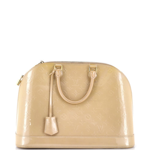 Alma Handbag Monogram Vernis GM
